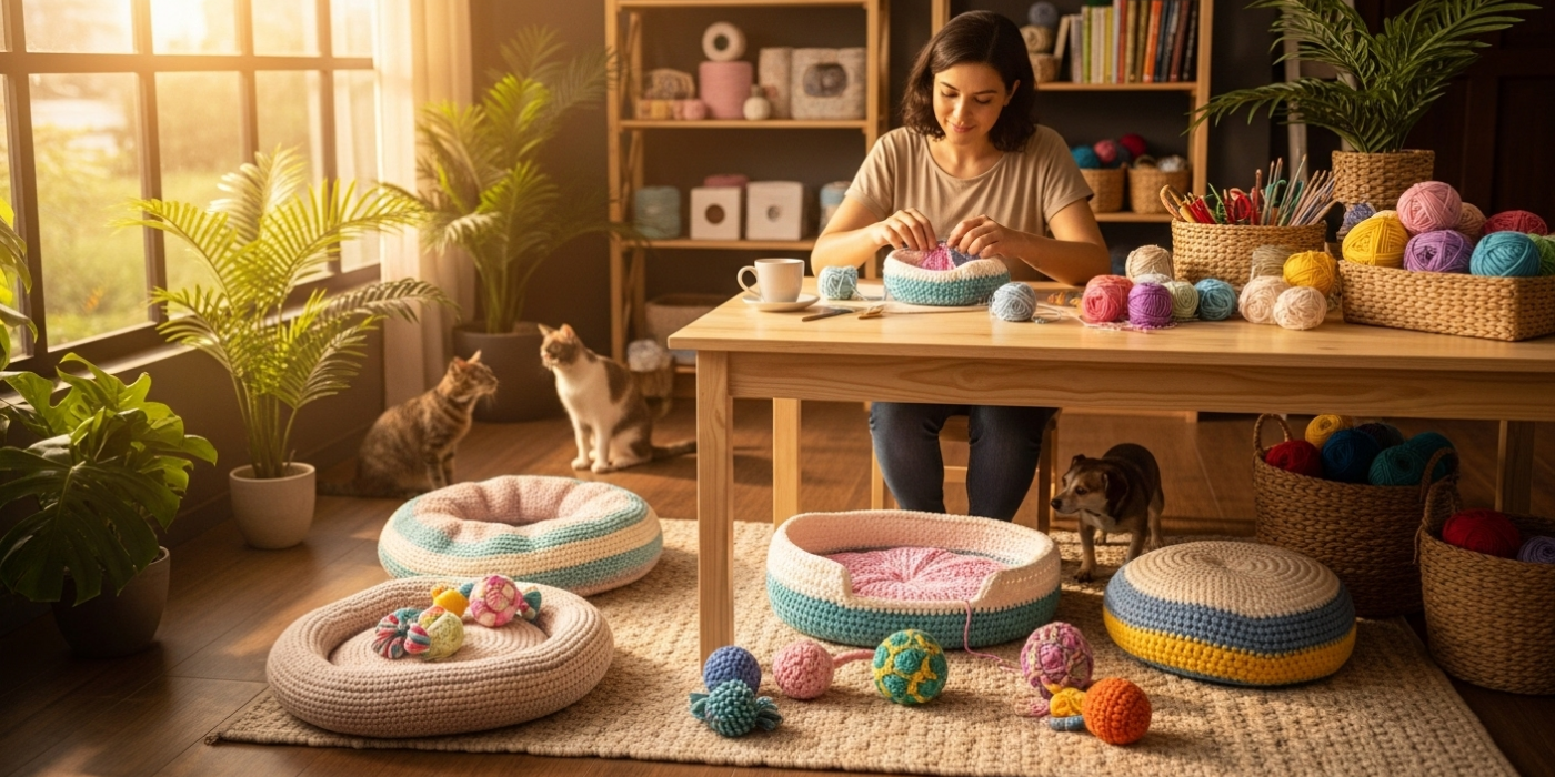 Crochet for Pets_ Cozy Beds and Fun DIY Toys