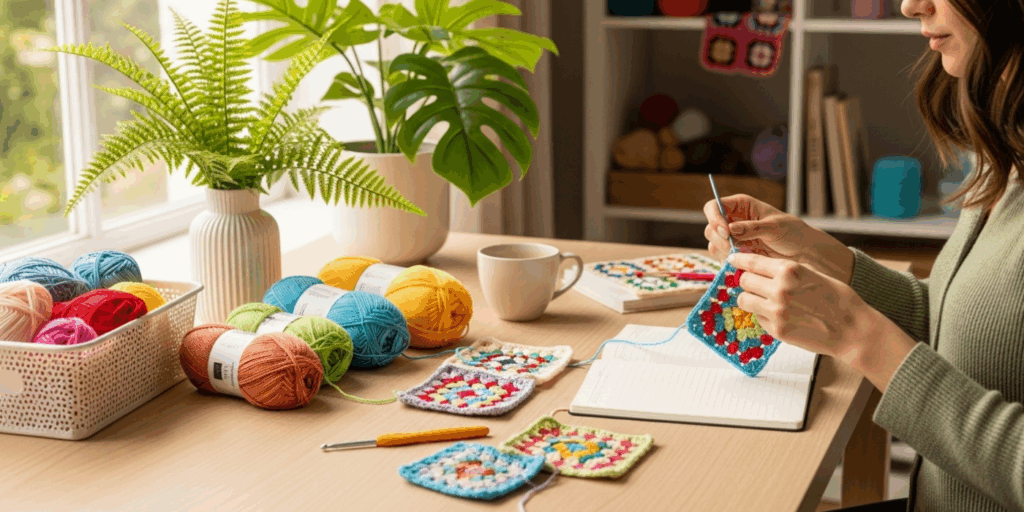 Granny Square Basics_ A Simple Step-by-Step Beginner Tutorial