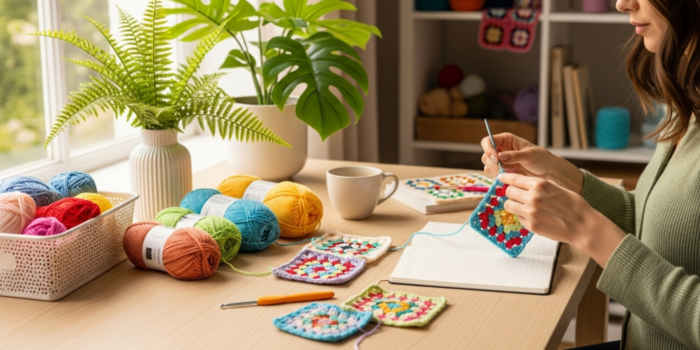 Granny Square Basics_ A Simple Step-by-Step Beginner Tutorial