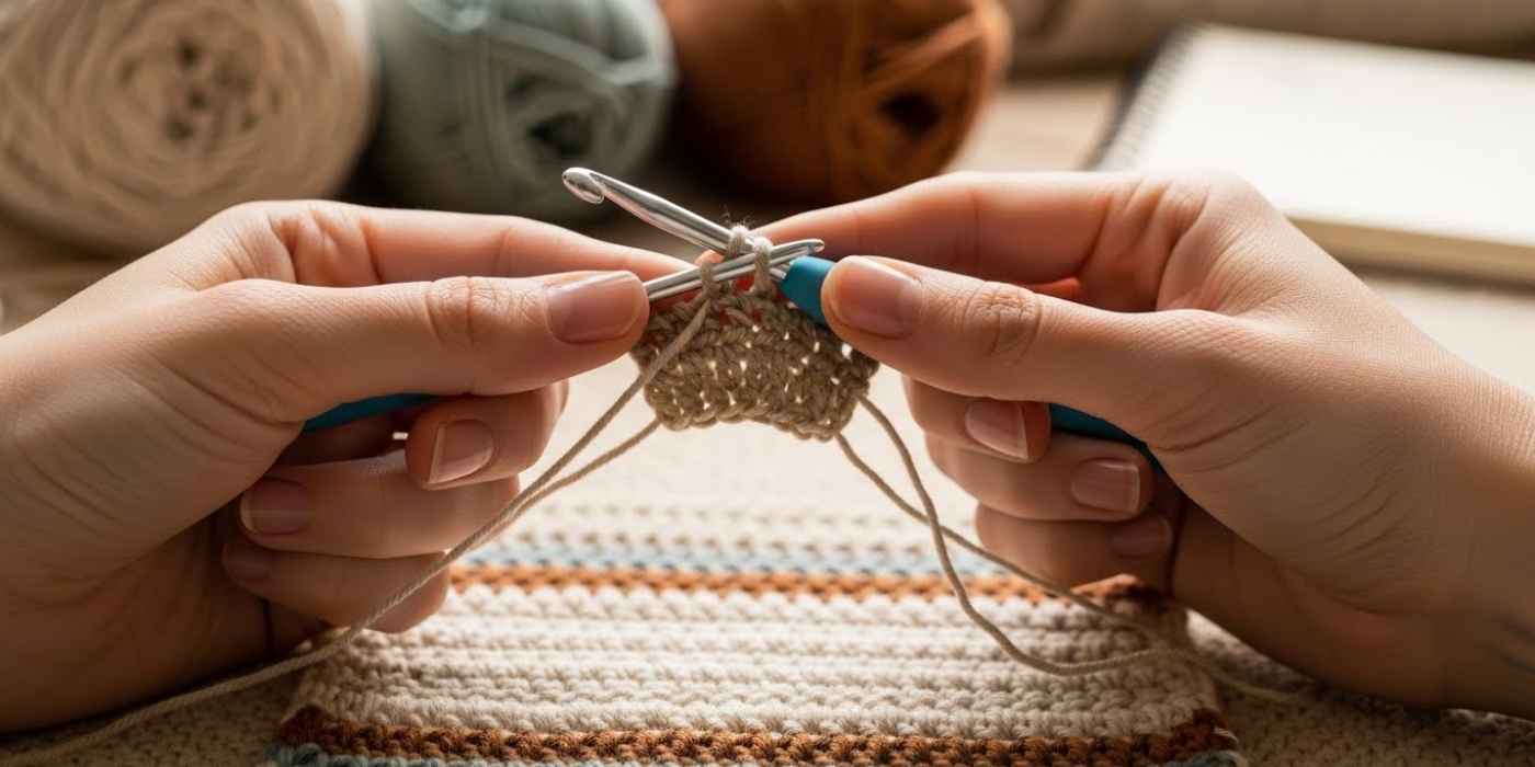 How to Hold Your Crochet Hook and Yarn Like a Pro