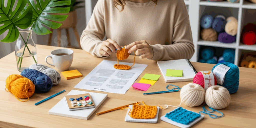 Reading Crochet Patterns_ A Simple Starter Guide for Beginners