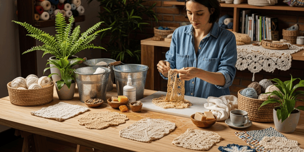 Reviving Old or Yellowed Crochet_ A Second Life for Your Treasures