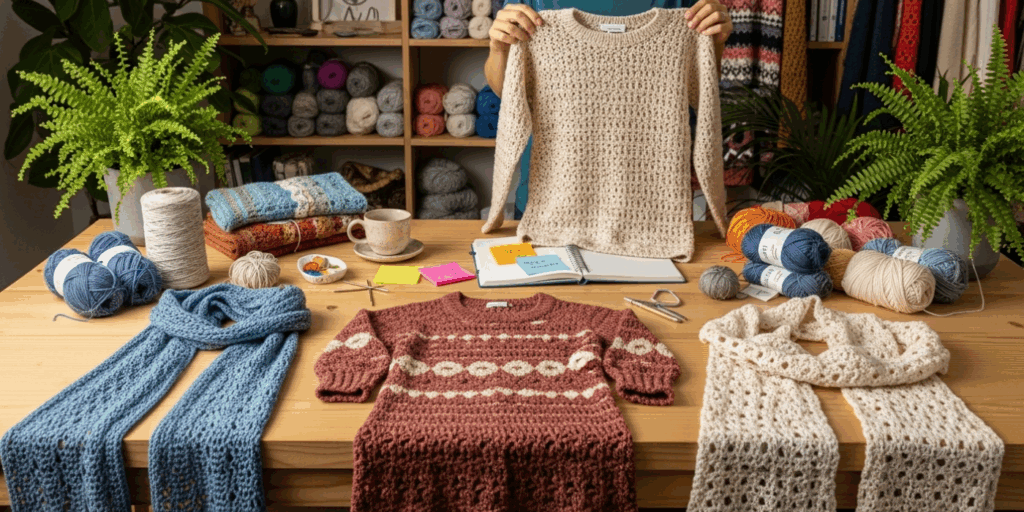 Stylish Crochet Wearables_ Scarves, Shawls and Sweaters