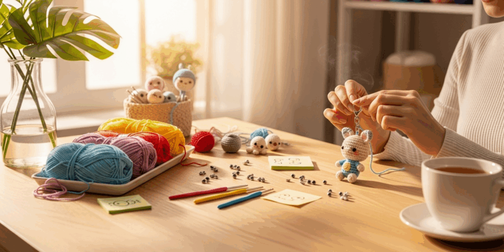 The Adorable Amigurumi Keychain_ The Joy of Making Something Tiny and Cute