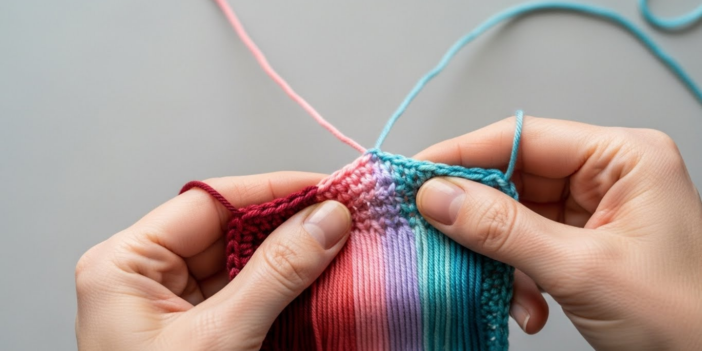 How to Change Colors in Crochet Without Visible Knots