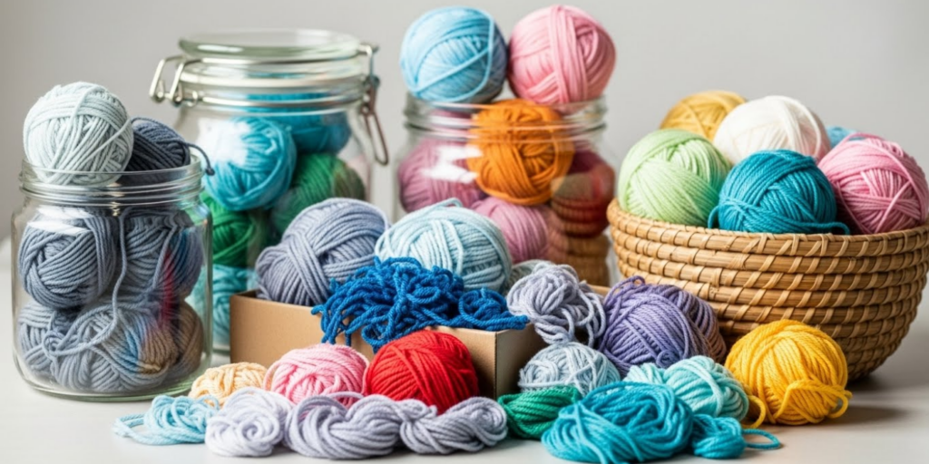 How to Organize (and Actually Use) Your Scrap Yarn