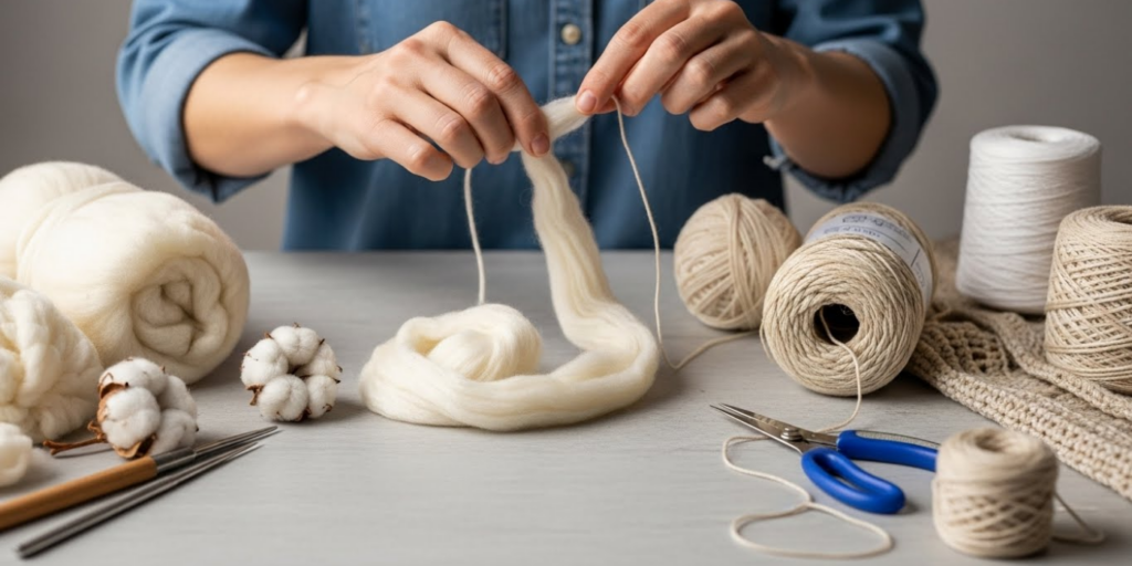 Natural Fibers_ From Farm and Field to Your Hook